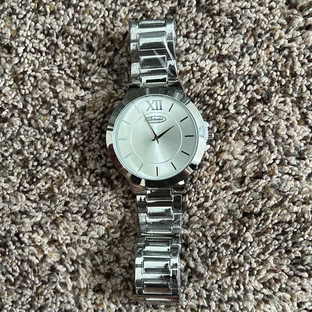 Antonino silver watch